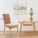 Víztaszító bársony székhuzat 04 Sötét bézs 35x55x30 cm