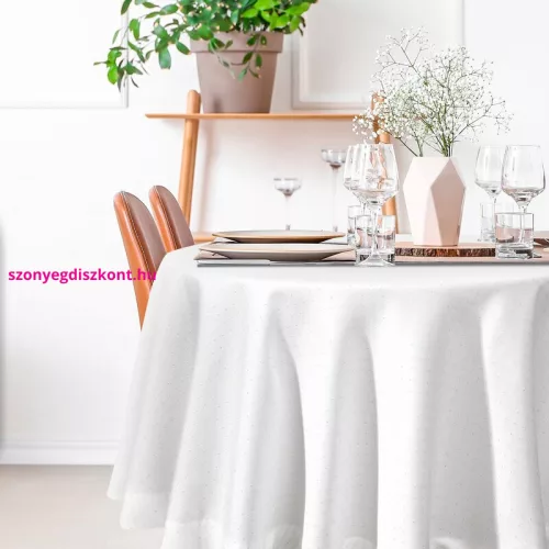 Eliza asztalterítő Fehér 120 cm