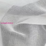 Amira fényes szállal átszőtt fényáteresztő függöny Fehér 140x250 cm