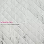 Blink1 mikroszálas ágytakaró ezüst fényű mintával Fehér 170x210 cm