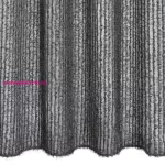 Selma Eva Minge függöny Fekete 135x250 cm
