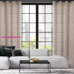 Selma Eva Minge függöny Bézs 135x250 cm