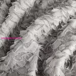 Tiffany Eva Minge függöny Ezüst 135x250 cm