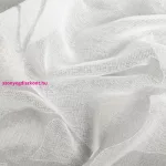 Estella díszes fényáteresztő függöny Fehér 140x250 cm