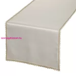 Lace csipkés peremű elegáns asztalterítő Krémszín 40x140 cm
