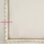 Lace csipkés peremű elegáns asztalterítő Krémszín 40x140 cm