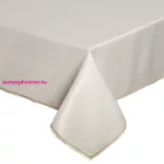 Lace csipkés peremű elegáns asztalterítő Krémszín 140x220 cm