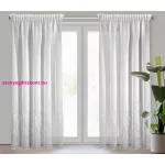 Linzi mintás dekor függöny Fehér 140x270 cm