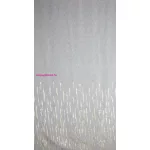 Linzi mintás dekor függöny Fehér 140x270 cm