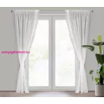 Larisa dekor függöny szett Fehér 140x270 cm 2db