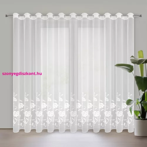 Natali fényáteresztő függöny Fehér 350x250 cm