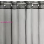 Debora dekor függöny lézervágott díszítéssel Fekete 140x250 cm
