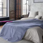Clara1 Pierre Cardin takaró Kék 220x240 cm - 700 g/m2