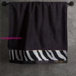 Eva22 minőségi pamut törölköző Fekete 50x90 cm