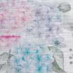 Summer8 hortenziás asztalterítő Natúr 90x90 cm