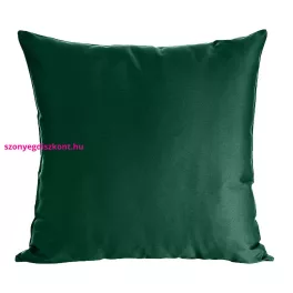   Nova1 pamut-szatén párnahuzat ágyneműhöz Sötétzöld 40x40 cm