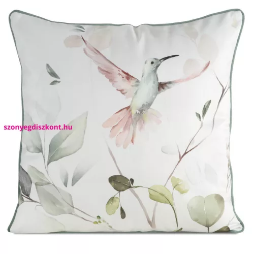 Inez prémium bársony párnahuzat Fehér 60x60 cm