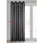 Aurora Eva Minge fekete design függöny 140x250 cm