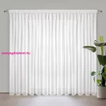 Lucy voile függöny Fehér 400x300 cm