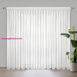 Lucy voile függöny Fehér 400x300 cm
