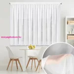 Lucy fényáteresztő függöny voile anyagból Fehér 400x150 cm