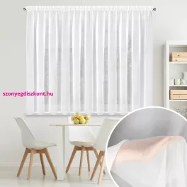   Lucy fényáteresztő függöny voile anyagból Fehér 400x150 cm