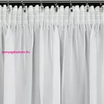 Lucy fényáteresztő függöny voile anyagból Fehér 400x150 cm