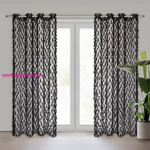 Victoria Eva Minge design függöny Fekete 140x250 cm