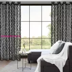Victoria Eva Minge design függöny Fekete 140x250 cm