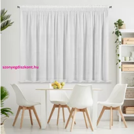   Arleta függöny finom fényű sifon szövetből Fehér 295x160 cm