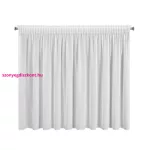 Arleta függöny finom fényű sifon szövetből Fehér 295x160 cm