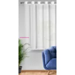 Arleta függöny finom fényű sifon szövetből Fehér 295x160 cm