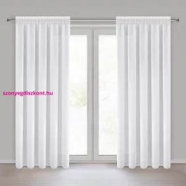 Dalia függöny matt sifon szövetből Fehér 140x270 cm