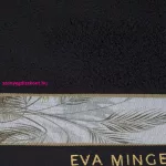 Eva17 minőségi pamut törölköző Fekete 30x50 cm