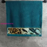Eva15 minőségi pamut törölköző Sötét türkiz 50x90 cm