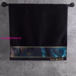 Minge12 Eva Minge törölköző Fekete 50x90 cm