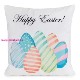 Spring3 húsvéti díszpárnahuzat Fehér 45x45 cm