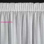 Hera mintás dekor függöny Fehér 140x270 cm