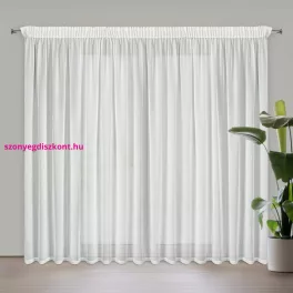 Hera mintás dekor függöny Fehér 300x270 cm