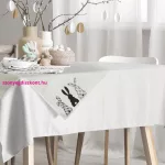 Wiosna húsvéti asztalterítő Fehér 85x85 cm