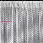 Alaya jacquard függöny Fehér 140x270 cm