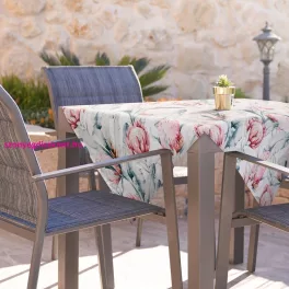 Garden32 kültéri asztalterítő Fehér 85x85 cm