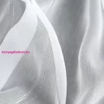Alexi fényes szállal átszőtt fényáteresztő függöny Fehér 140x280 cm