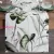 Ellen bársony asztalterítő monstera Fehér 40x140 cm