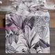 Davos2 bársony asztalterítő egzotikus Fehér 40x140 cm