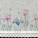 Dolorez vitrázs függöny Fehér 30x150 cm