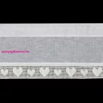 Gaja vitrázs függöny Krémszín 30x150 cm