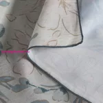 Ines terítő pasztell virágokkal Natúr