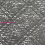 Luiz bársony ágytakaró fényes mintával Acélszürke 200x220 cm
