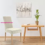Víztaszító bársony székhuzat 04 Krémszín 35x55x30 cm